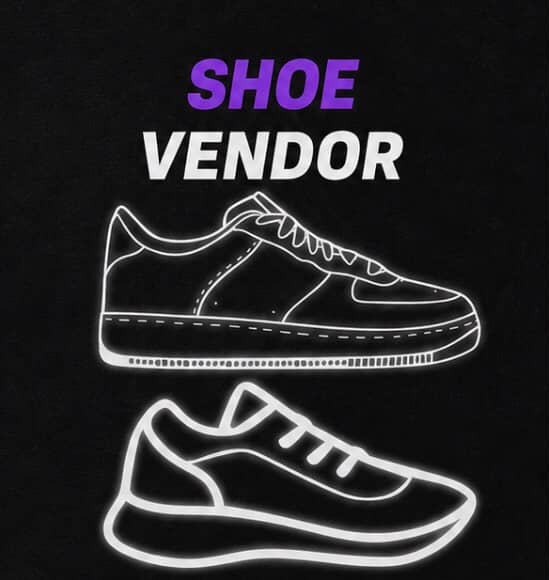 shoe vendor